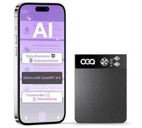 OEQ AI Voice Recorder, 64GB AI Voice Processor with Simultaneous Interpretation and Real-Time Transcription Powered by ChatGPT 4.5 with App Control for Students, Creative