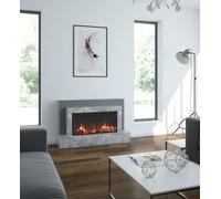OER California Electric Fireplace Suite with Base