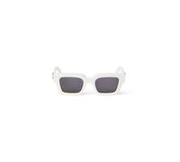 OERI008 Virgil 0107 white dark grey Unisex Sunglasses Acetate White Grey Squared Normal