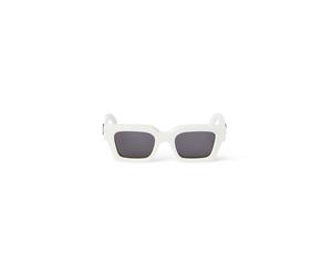 OERI008 Virgil 0107 white dark grey Unisex Sunglasses Acetate White Grey Squared Normal