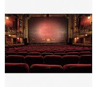 OERJU 7x5ft Vintage Theater Interior Photography Backdrop Red Seats Spotlights Splendid Opera Building Concert Live Background Superstar Drama Play Music Show Photos Vinyl Studio Props Wallpaper