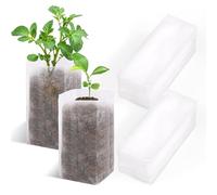 Oerphh 200pcs Non-Woven Seedling Grow Bags, 4.7’’x5.9’’ Biodegradable Fabric Seedling Pots Plants Pouch, Nursery Growing Bags for Vegetable Flowers Flower Fruit Tree Garden(12 * 15cm)