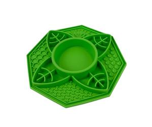 Örva Lick suction cup slow feeder Leaf Design