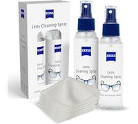 Oesmo Zeiss Glasses Cleaning Kit - 2X 120ml Lens Cleaner Spray + 6X Professional Microfibre Cloths for Spectacles, Sunglasses, Camera Lenses and Screens - Streak-Free & Safe for All Optical Coatings