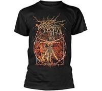 Oeste Cattle Decapitation 'Vitruvian'Mens T Shirt Black