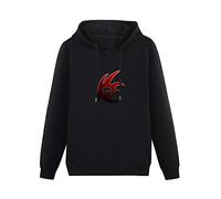 oeste Men's Hoodies Shadow The Hedgehog Head Logo Sweatshirt Pullover Classic Hoody 3XL Black