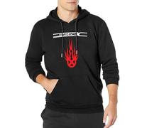 oeste Static-X Logo Men'S Black Long Sleeve Hoody With Pocket Sweatershirt, Hoodie XL