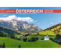 Österreich Globetrotter Kalender 2025 - Von weiter Bergwelt und klaren Seen: Die Alpenrepublik von ihren schönsten Seiten in einem großen ... 2025 im Großformat mit Urlaubsfeeling!