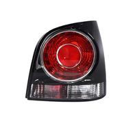 OESUP Car Rear Lights For VW For POLO 2006 2007 2008 2009 2010 Rear Tail Light Lamp Housing Without Bulbs Warning Bumper Light Car Rear Brake Lamp (Color : Black 4 pcs)