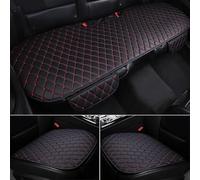 OESUP Car Seat Protector Front Rear Seat Cushion For Tesla For Model-3 For Model-S For Model-X Car Seat Cover Seat Protection Pad Car Interior Accessories Car Seat Covers Set(Black Red 4pcs)
