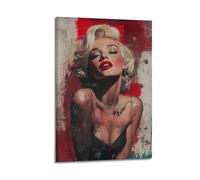 OESYSETCO Actress Marilyn Monroe Poster Poster Decorative Painting Canvas Wall Posters And Art Picture Print Modern Family Bedroom Decor Posters 24x36inch(60x90cm)