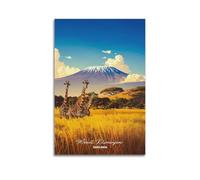 OESYSETCO East African Mount Kilimanjaro Poster Poster Decorative Painting Canvas Wall Posters And Art Picture Print Modern Family Bedroom Decor Posters 24x36inch(60x90cm)