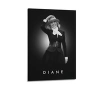 OESYSETCO Famous Actress Diane Keaton Poster Poster Decorative Painting Canvas Wall Posters And Art Picture Print Modern Family Bedroom Decor Posters 08x12inch(20x30cm)