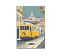 OESYSETCO Lisbon Poster Poster Decorative Painting Canvas Wall Posters And Art Picture Print Modern Family Bedroom Decor Posters 24x36inch(60x90cm)