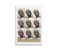 OESYSETCO Louis Armstrong - Music Heroes Series Poster Poster Decorative Painting Canvas Wall Posters And Art Picture Print Modern Family Bedroom Decor Posters 24x36inch(60x90cm)