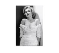OESYSETCO Marilyn Monroe Famous Actresses Actresses Art Poster Decorative Painting Canvas Wall Posters And Modern Family Bedroom Decor 12x18inch(30x45cm)