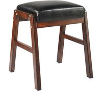 OEUBEQ Vanity Benches Vanity Bench Seat, Ottoman Stool Chair with Solid Wood Legs, Makeup Stools for Vanity, Upholstered Stool for Living Room Dining Room Entryway, Makeup Foot Stool Foot