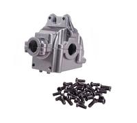 Oeudire 144001 Metal Gear Box Shell Differential Housing GearBox for 144016 144018 144010 124016 124019 Upgrades Parts(Titanium 1PCS)