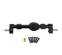 Oeudire Aluminum Alloy CNC Anodized Full Metal Front Rear Portal Axle for JJRC 1/10 C8815 Willys MB Retro Jeep Upgrade Accessories(Black Rear)