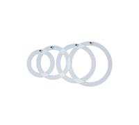 OEUVREBY 4x Dampening Drum Mute Rings Drum Parts Accs Sturdy Practical Portable 16in 14in 12in 10in Style B