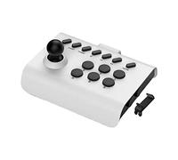 OEUVREBY Arcade Rocker Game Joystick 13 Buttons for Game Console Smartphones Computer White Black 14.5x7x11.5 cm