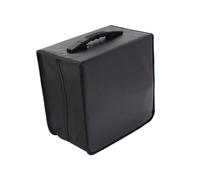 OEUVREBY CD Case Bag Disc Storage Bag Travel CD Wallet with Handle CD DVD Case Holder