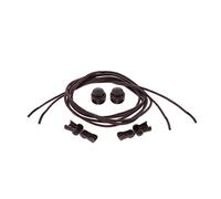 OEUVREBY Elastic No Tie Shoelaces Sneakers Shoe String for Kids Adults Coffee 100 cm