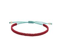 OEUVREBY Friendship Bracelet Handmade Women Bangles Wax Thread Woven Hand Chain Drawstring Length Accessories Bangle Party Type 19