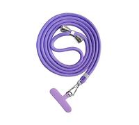 OEUVREBY Phone Lanyard Crossbody Safety Tether Tab System for Hiking Climbing Cycling Purple Length 160 cm