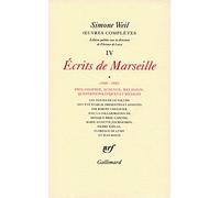 OEuvres complètes (Tome 4 Volume 1)-Écrits de Marseille (1940-1942)) (Hors série Connaissance)