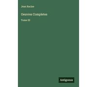 Oeuvres Completes: Tome III