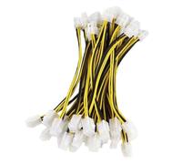 Oewwthy 10Pcs ATX 4 Pin Male to 8 Pin Female EPS Power Cable Extension Cord Adapter for PC Motherboard CPU Power Supply Lines