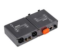 Oewwthy 1Pair PRO-X200TR 2-Way XLR 6.5 Ethernet Extender 2-CH Audio to Ethernet Extender Audio to RJ45 Network Cable Extender