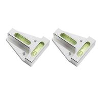 Oewwthy 2X T Type Level Meter, Mini Spirit Level Bubble Two Ways T Type Portable XY Dual- Horizontal A