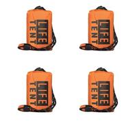 Oewwthy 4X Insulated Emergency Tent 2 Person Waterproof Emergency Life Saving Insulated Includes Life Whistle Ripstop Tent