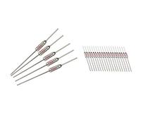 Oewwthy 5 Pcs Circuit Cut Off TF 185 Celsius 250V 10A Temperature Thermal Fuses & 20 Pcs RY Series Metal 192 Celsius