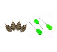 Oewwthy 5 Pcs Plastic Inline Method Feeder & 3 Pcs Wholesale Bait Needle Tool