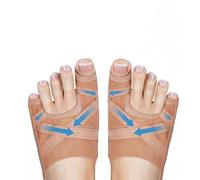 Oewwthy Bunion Corrector& Splint-Adjustable Breathable for Big Toe Support-1 Pair, Day& Night Wearing Toe Separator Relief L