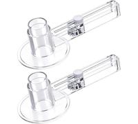 Oewwthy Circular Paper Cutter 2Pc 58 Mm/2.25 Inch Clear Circle Button Maker Tool Adjustable for Art DIY Crafts, 70-210 Mm