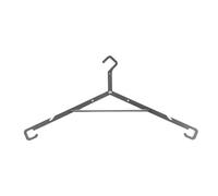 Oewwthy Clothes Drying Rack Portable Outdoor Camping Coat Drying Rack Hangers for Travel Accessories Black