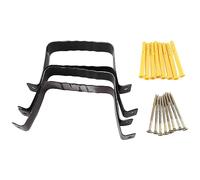 Oewwthy Downspout Adapter Gutter Downspout Strap 3X4 Leader Strap 3X4 (4 Pack) (Brown)
