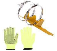 Oewwthy for Reciprocating Saw Paint Shaker and Mixer Can Shaker Attachment, Fits 2 to 3 Inch Cans Yellow