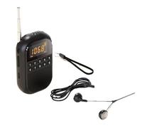 Oewwthy HD Sound Quality Mini Radio Pro-USB/SD Dual Card Decoding-Portable for Outdoor Use-One-Click Station Search