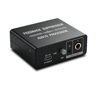 Oewwthy Mini Microphone Anti-Howling Feedback Suppressor Lossless Audio Processing Mic Intelligent Frequency Shifter Processor