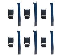 Oewwthy Smol Slimes Tracker for Virtual Reality Integrated with LSM6DSV IMU, QMC6309 Sensor and 560mm Strap for SlimeVR 6PCS