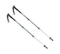 OEX Duralumin Walking Poles, 7075 Aluminium, 4-Section Telescopic, Foam Grip, Carbide Tip, 105-135cm, 244g, Pair
