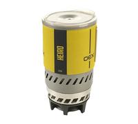 OEX Heiro Stove Set, Camping Cook Set with Heat Exchange System, Piezo Ignition, 1700W, 600ml Pot, Lightweight, 370g (Yellow)