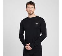 Oex Men's Kelso Merino Long Sleeve Baselayer Top - Black, Black
