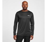OEX Men's Zephyr Long Sleeve Baselayer Top, Black XL
