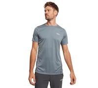 OEX Men's Zephyr Short Sleeved T-Shirt with Polygiene StayFresh™, Lightweight & Quick Drying Athletic Fit Tee (UK, Alpha, XL, Regular, Regular, Blue)